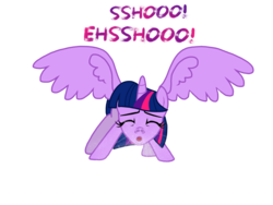 Size: 2048x1536 | Tagged: safe, artist:proponypal, twilight sparkle, alicorn, pony, g4, female, mare, nostrils, sneezing, sneezing fetish, spray, twilight sparkle (alicorn), wings
