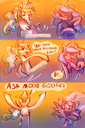 Size: 1080x1620 | Tagged: safe, artist:alumx, princess celestia, princess luna, g4, ask, moon cookies, tumblr