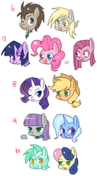 Size: 560x1018 | Tagged: safe, artist:re_ghotion, applejack, bon bon, derpy hooves, doctor whooves, lyra heartstrings, maud pie, pinkie pie, rarity, sweetie drops, time turner, trixie, twilight sparkle, earth pony, pegasus, pony, unicorn, g4, chibi, female, lesbian, male, mare, pinkamena diane pie, ship:doctorderpy, ship:lyrabon, ship:mauxie, ship:rarijack, ship:twinkie, shipping, simple background, straight, white background