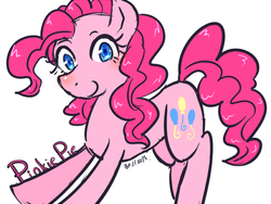 Size: 533x400 | Tagged: safe, artist:divided-s, pinkie pie, g4, female, pixiv, solo