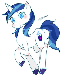 Size: 426x505 | Tagged: safe, artist:divided-s, shining armor, g4, gleaming shield, pixiv, rule 63, solo