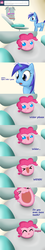 Size: 1000x5600 | Tagged: safe, artist:dazko, minuette, pinkie pie, ask doctor colgate, ask my little chubbies, g4, ask, blob, cute, diapinkes, minubetes, tumblr