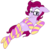 Size: 730x717 | Tagged: safe, artist:knadire, artist:knadow-the-hechidna, oc, oc only, oc:alby roo, blushing, clothes, cute, female, floppy ears, glasses, grin, looking at you, mare, on side, smiling, socks, solo, striped socks