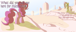 Size: 1211x507 | Tagged: safe, artist:lightningbarer, fluttershy, pinkie pie, g4, alternate cutie mark, epic fluttershy