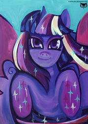 Size: 646x900 | Tagged: safe, artist:php174, twilight sparkle, alicorn, pony, g4, female, mare, rainbow power, solo, twilight sparkle (alicorn)