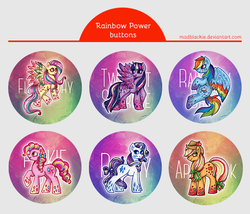 Size: 635x544 | Tagged: safe, artist:php174, applejack, fluttershy, pinkie pie, rainbow dash, rarity, twilight sparkle, alicorn, pony, g4, female, mane six, mare, rainbow power, twilight sparkle (alicorn)