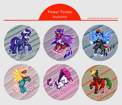 Size: 635x544 | Tagged: safe, artist:php174, applejack, fili-second, fluttershy, mistress marevelous, pinkie pie, radiance, rainbow dash, rarity, saddle rager, twilight sparkle, zapp, alicorn, pony, g4, power ponies (episode), female, mane six, mare, masked matter-horn costume, power ponies, twilight sparkle (alicorn)