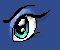 Size: 60x50 | Tagged: safe, princess luna, g4, close-up, eye, female, pixel art, solo