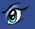 Size: 60x50 | Tagged: safe, princess luna, g4, close-up, eye, female, pixel art, solo