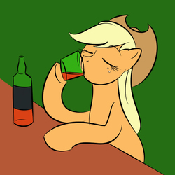 Size: 700x700 | Tagged: safe, artist:kloudmutt, applejack, g4, colored, female, solo