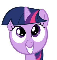 Size: 5000x5200 | Tagged: safe, artist:danton-damnark, twilight sparkle, pony, unicorn, g4, absurd resolution, excited, female, filly, foal, grin, simple background, solo, squee, transparent background, vector