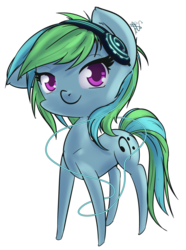 Size: 1605x2163 | Tagged: safe, artist:krucification, oc, oc only, earth pony, pony, headphones, solo