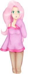 Size: 520x1303 | Tagged: safe, artist:phlim2, fluttershy, human, g4, female, humanized, solo