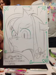 Size: 768x1024 | Tagged: safe, artist:andy price, edit, queen chrysalis, g4, female, solo, traditional art