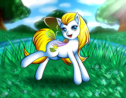 Size: 1200x937 | Tagged: safe, artist:sweetochii, oc, oc only, oc:sunbasker, flutter pony, solo