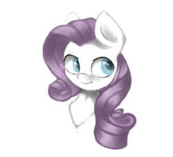 Size: 1024x924 | Tagged: dead source, safe, artist:cutsweet, rarity, earth pony, pony, g4, earth pony rarity, female, missing horn, portrait, race swap, solo