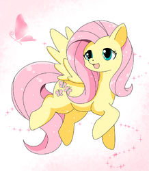 Size: 1074x1230 | Tagged: safe, artist:shiragariria, fluttershy, g4, female, pixiv, solo