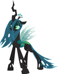 Size: 3000x3875 | Tagged: dead source, safe, artist:theshadowstone, queen chrysalis, changeling, changeling queen, g4, female, high res, simple background, solo, transparent background