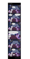 Size: 1280x2467 | Tagged: safe, artist:moonwhisperderpy, twilight sparkle, twilight velvet, alicorn, pony, g4, comic, female, mare, that pony sure does want grandfoals, twilight sparkle (alicorn), twilight's castle, unimpressed