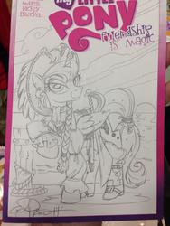Size: 768x1024 | Tagged: safe, artist:andypriceart, princess luna, g4, female, pirate, solo, traditional art