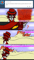 Size: 950x1650 | Tagged: safe, artist:ichibangravity, oc, oc only, ask king sombra pie, alexei schwarz, monster, tumblr