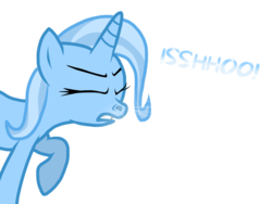 Size: 2048x1536 | Tagged: safe, artist:proponypal, trixie, pony, unicorn, g4, female, mare, nostrils, simple background, sneezing, sneezing fetish, snot, solo, spray, transparent background