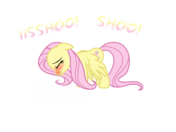 Size: 2048x1536 | Tagged: safe, artist:proponypal, fluttershy, g4, cold, female, fetish, nostrils, red nosed, sick, sneezing, sneezing fetish, solo, spray, wings