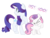 Size: 2048x1536 | Tagged: safe, artist:proponypal, rarity, sweetie belle, pony, unicorn, g4, belle sisters, duo, duo female, female, fetish, filly, horn, mare, nostrils, siblings, simple background, sisters, sneezing, sneezing fetish, spray, transparent background