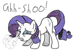 Size: 2048x1536 | Tagged: safe, artist:rare-rarity-fan, rarity, g4, female, sneeze cloud, sneezing, sneezing fetish, solo, spray