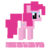 Size: 6000x6000 | Tagged: safe, artist:greaterlimit, pinkie pie, g4, absurd resolution, pun, rectangle pony, simple background, square, transparent background