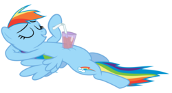 Size: 7000x3818 | Tagged: safe, artist:archive-alicorn, rainbow dash, g4, female, simple background, solo, transparent background, vector