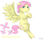 Size: 550x500 | Tagged: safe, artist:prk, fluttershy, g4, butterscotch, pixiv, rule 63, solo