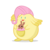 Size: 3000x3000 | Tagged: safe, artist:navitaserussirus, angel bunny, fluttershy, buneary, chansey, g4, high res, pokémon