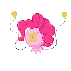 Size: 3500x3500 | Tagged: safe, artist:navitaserussirus, pinkie pie, drifloon, g4, high res, pokémon