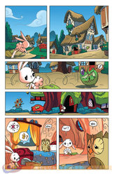 Size: 900x1384 | Tagged: safe, idw, official comic, angel bunny, gummy, owlowiscious, g4, spoiler:comic, spoiler:comic23, idw advertisement, preview