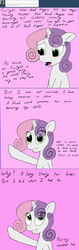 Size: 1280x4030 | Tagged: safe, artist:xenithion, sweetie belle, g4, ask, blood mage sweetie belle, tumblr