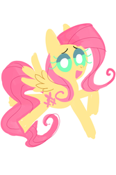 Size: 400x600 | Tagged: safe, artist:bartolomeus_, fluttershy, g4, female, simple, solo