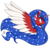 Size: 1024x1024 | Tagged: safe, artist:tlatophat, oc, oc only, alicorn, pony, alicorn oc, nation ponies, solo, united states