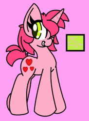 Size: 489x668 | Tagged: safe, artist:xstormfire5159x, pony, amy rose, ponified, solo, sonic the hedgehog (series)