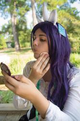 Size: 638x960 | Tagged: safe, artist:shelbunnycosplay, rarity, human, g4, cosplay, irl, irl human, photo