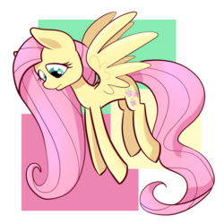 Size: 1200x1200 | Tagged: safe, artist:otterlore, fluttershy, g4, female, looking down, solo