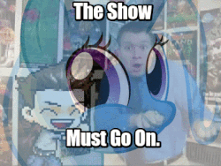 Size: 384x288 | Tagged: safe, trixie, g4, the show must go on, animated, chris bores, dancing, female, how, irate gamer, irl, it's happening, male, maplestory, photo, photoshop, queen (band), tony, twiface, wat, when, where, who, why, wrong neighborhood