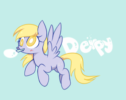Size: 1280x1024 | Tagged: safe, artist:joycall6, derpy hooves, pegasus, pony, g4, blushing, bubble, female, flying, mare, mouth hold, solo
