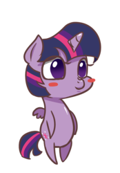 Size: 1266x1818 | Tagged: safe, artist:mrs1989, twilight sparkle, alicorn, pony, g4, bipedal, chibi, female, mare, simple background, solo, transparent background, twilight sparkle (alicorn)