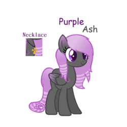 Size: 800x800 | Tagged: safe, artist:xxauroraponyxx, oc, oc only, oc:purple ash, base used, solo