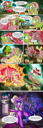 Size: 1585x4682 | Tagged: safe, artist:jowyb, fluttershy, pinkie pie, oc, bat pony, pony, g4, comic, luna academy