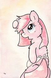 Size: 741x1130 | Tagged: safe, artist:slightlyshade, pinkie pie, g4, comb, female, solo, traditional art, wet, wet fur, wet mane