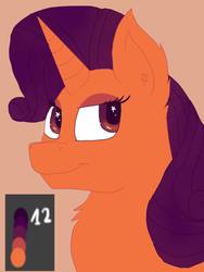 Size: 720x960 | Tagged: safe, rarity, g4, challenge, female, palette, solo