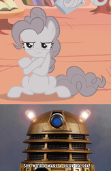 Size: 415x637 | Tagged: safe, edit, edited screencap, screencap, pinkie pie, g4, the return of harmony, cropped, dalek, discorded, doctor who