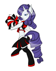 Size: 932x1191 | Tagged: safe, artist:fourze-pony, rarity, pony, g4, cheerleader, female, mare, pom pom, pose, school, simple background, solo, transparent background